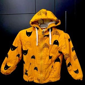 Toddler 2-3T fleece lined hooded sweater